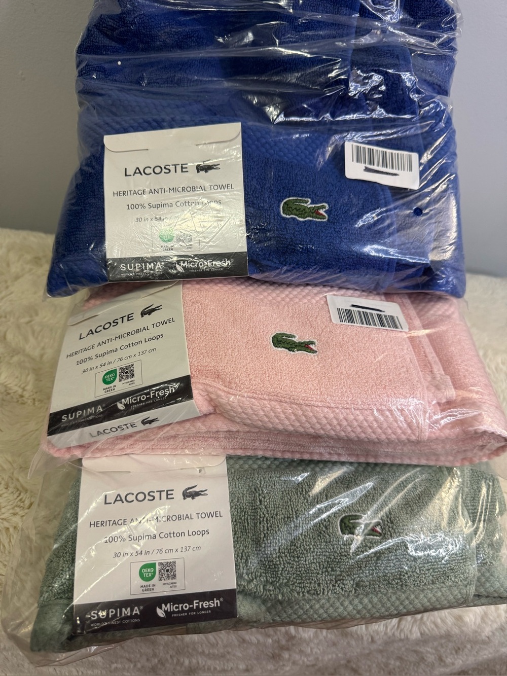 Lacoste -3 Towel Bundle